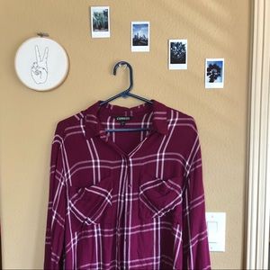 Maroon Flannel